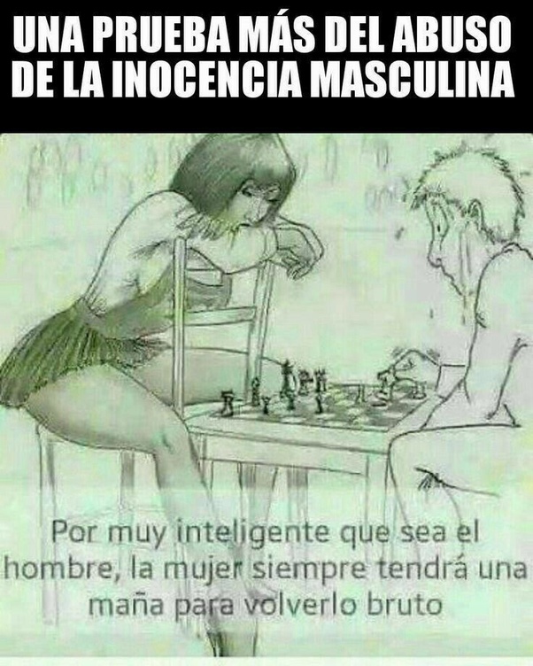 La inocencia masculina y los juegos de poder en las relaciones